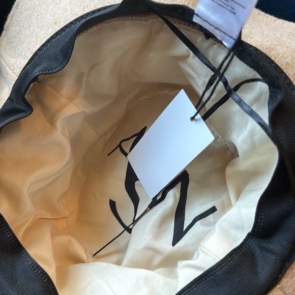 ASN Women's The Harper Floppy Hat Oatmeal Braided Trim New - Picture 9 of 10